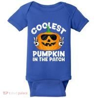 Coolest Pumpkin In The Patch Funny S Halloween Gift Baby Bodysuit thumb 0