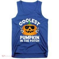 Coolest Pumpkin In The Patch Funny S Halloween Gift Tank Top thumb 0