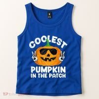 Coolest Pumpkin In The Patch Funny S Halloween Gift Tank Top thumb 2