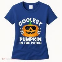 Coolest Pumpkin In The Patch Funny S Halloween Gift Women's T-Shirt thumb 0