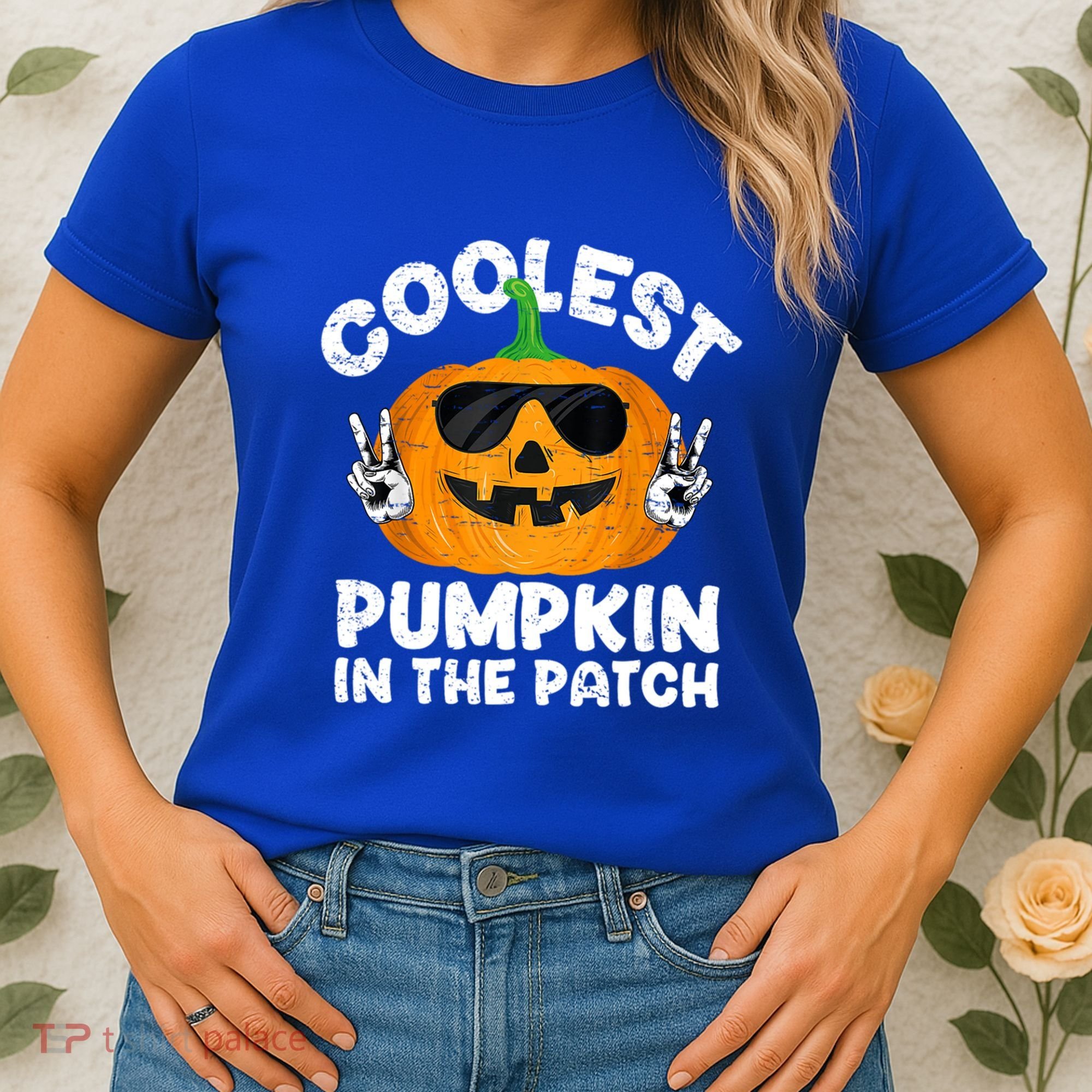 Coolest Pumpkin In The Patch Funny S Halloween Gift Women's T-Shirt