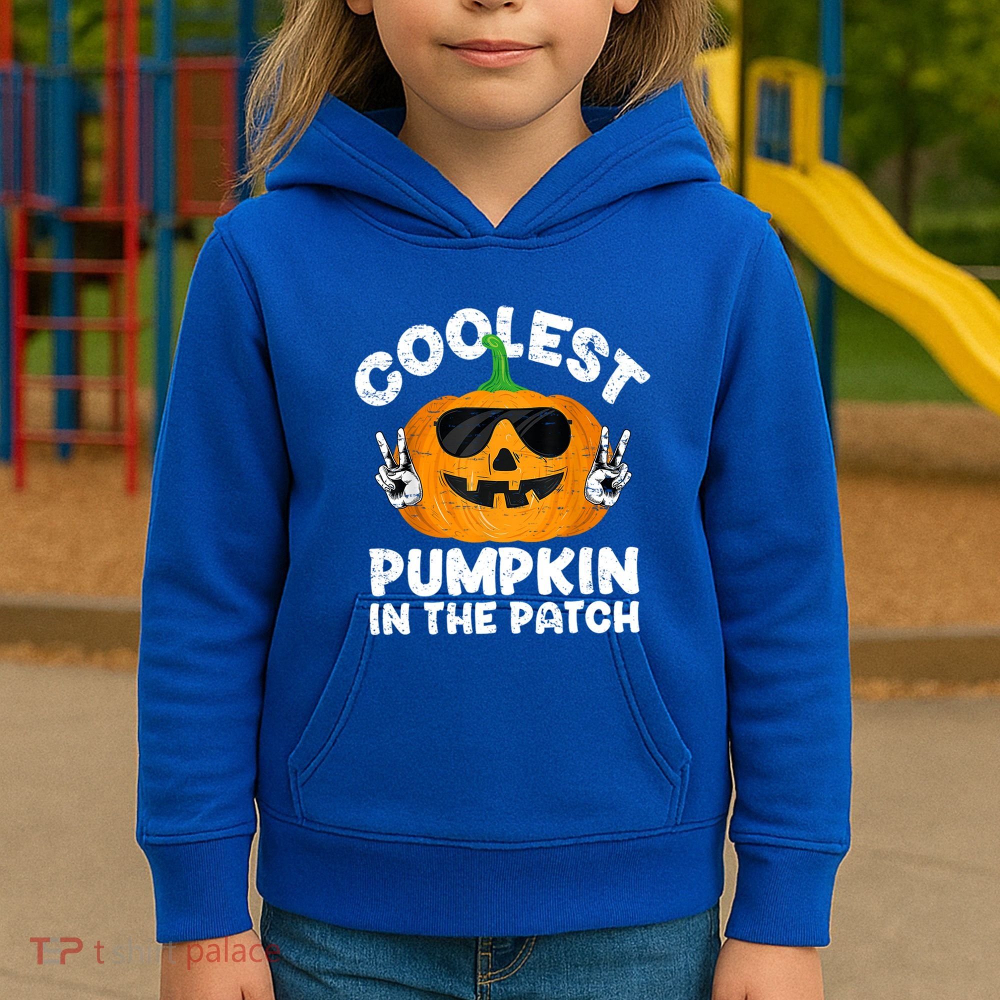 Coolest Pumpkin In The Patch Funny S Halloween Gift Kids Hoodie