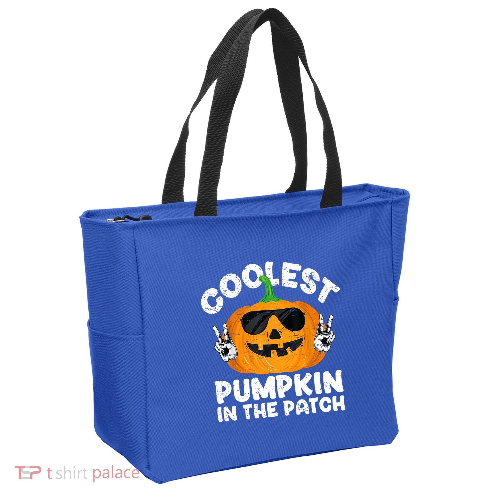 Coolest Pumpkin In The Patch Funny S Halloween Gift Tote Bag