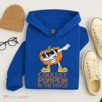 Coolest Pumpkin In The Patch Halloween Jackolantern Hoodie thumb 4