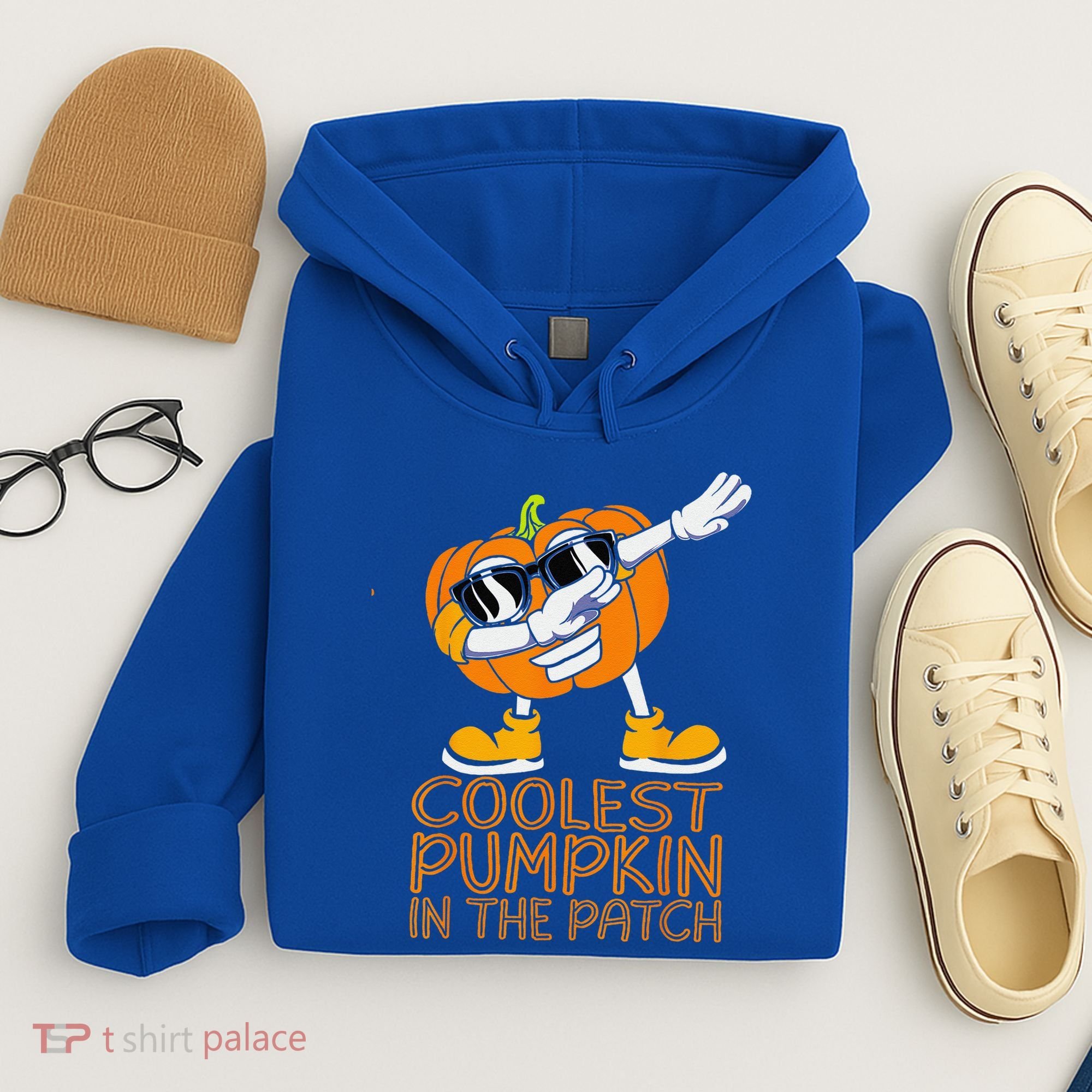 Coolest Pumpkin In The Patch Halloween Jackolantern Hoodie