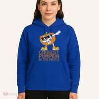 Coolest Pumpkin In The Patch Halloween Jackolantern Hoodie thumb 5