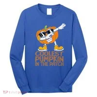 Coolest Pumpkin In The Patch Halloween Jackolantern Long Sleeve Shirt thumb 0