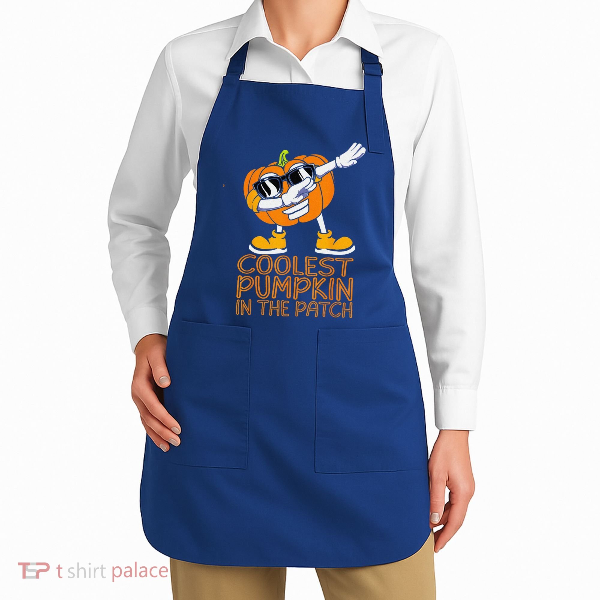 Coolest Pumpkin In The Patch Halloween Jackolantern Apron