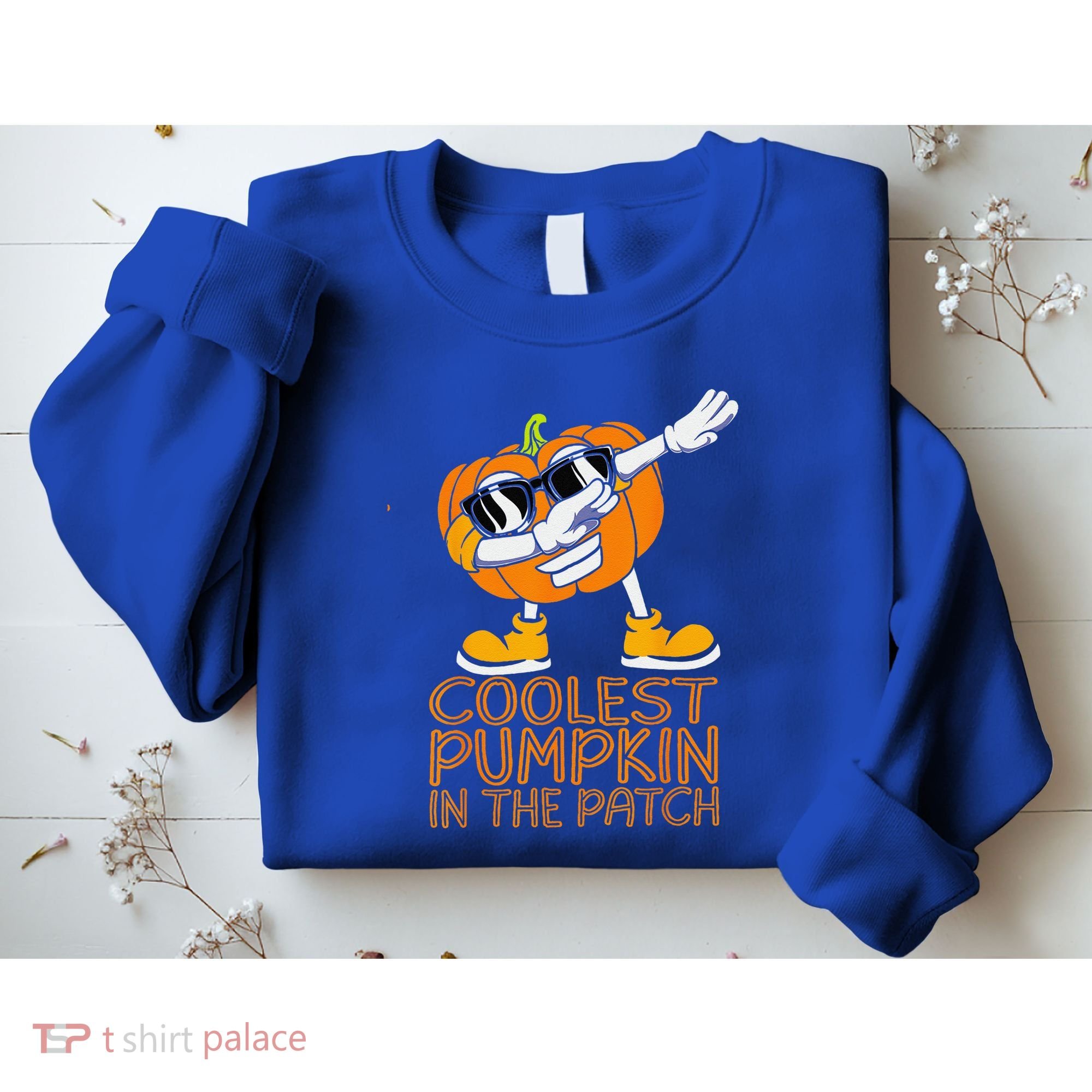 Coolest Pumpkin In The Patch Halloween Jackolantern Sweatshirt