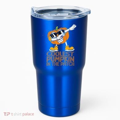 Coolest Pumpkin In The Patch Halloween Jackolantern Tumbler