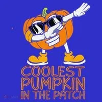 Coolest Pumpkin In The Patch Halloween Jackolantern Baby Bodysuit thumb 2