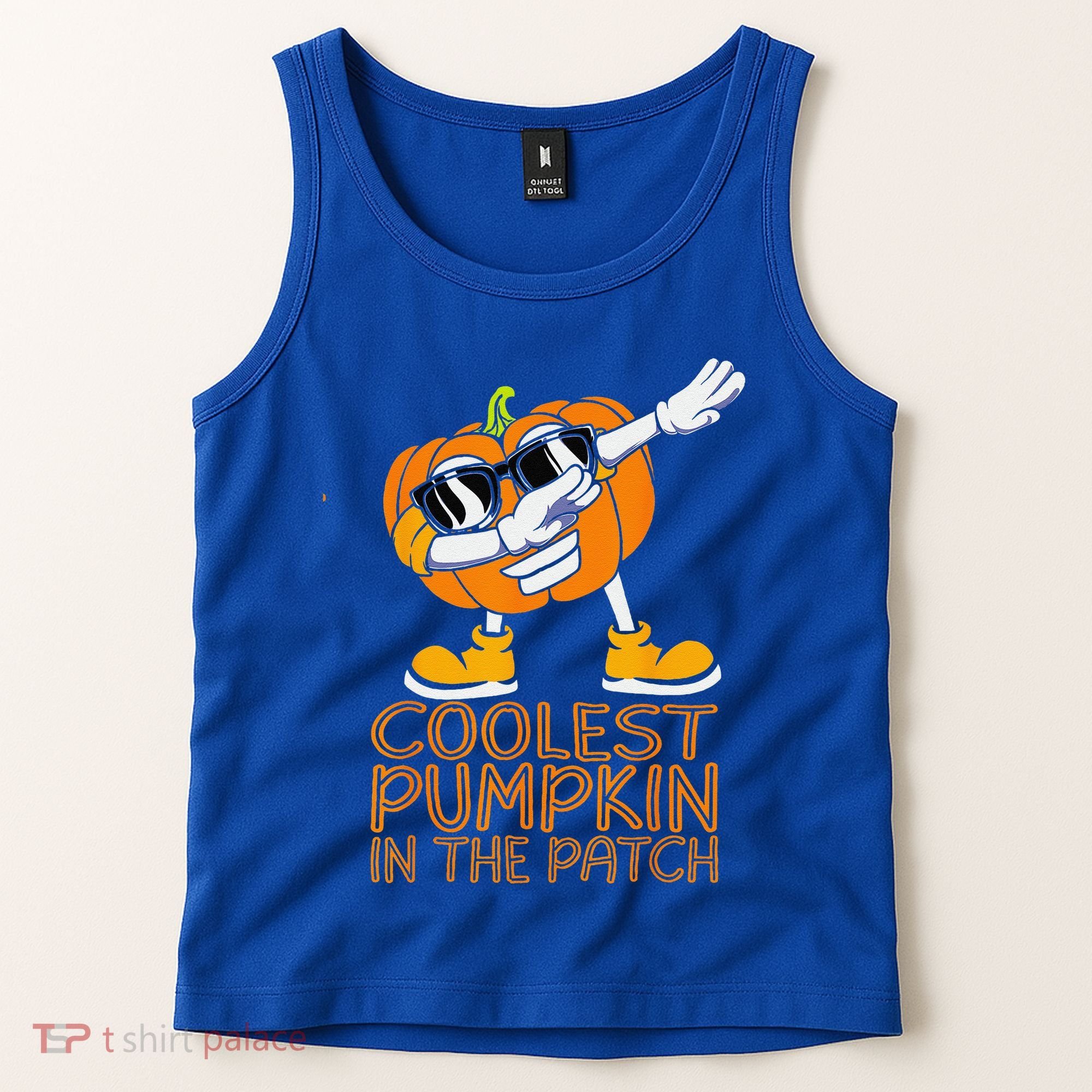 Coolest Pumpkin In The Patch Halloween Jackolantern Tank Top