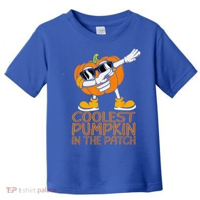 Coolest Pumpkin In The Patch Halloween Jackolantern Toddler T-Shirt
