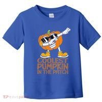 Coolest Pumpkin In The Patch Halloween Jackolantern Toddler T-Shirt thumb 0