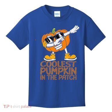 Coolest Pumpkin In The Patch Halloween Jackolantern Kids T-Shirt