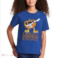 Coolest Pumpkin In The Patch Halloween Jackolantern Kids T-Shirt thumb 2