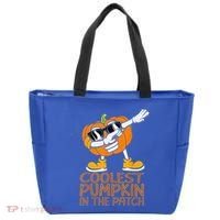 Coolest Pumpkin In The Patch Halloween Jackolantern Tote Bag thumb 0