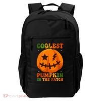 Coolest Pumpkin In The Patch Groovy Happy Halloween Cool Gift Backpack thumb 0