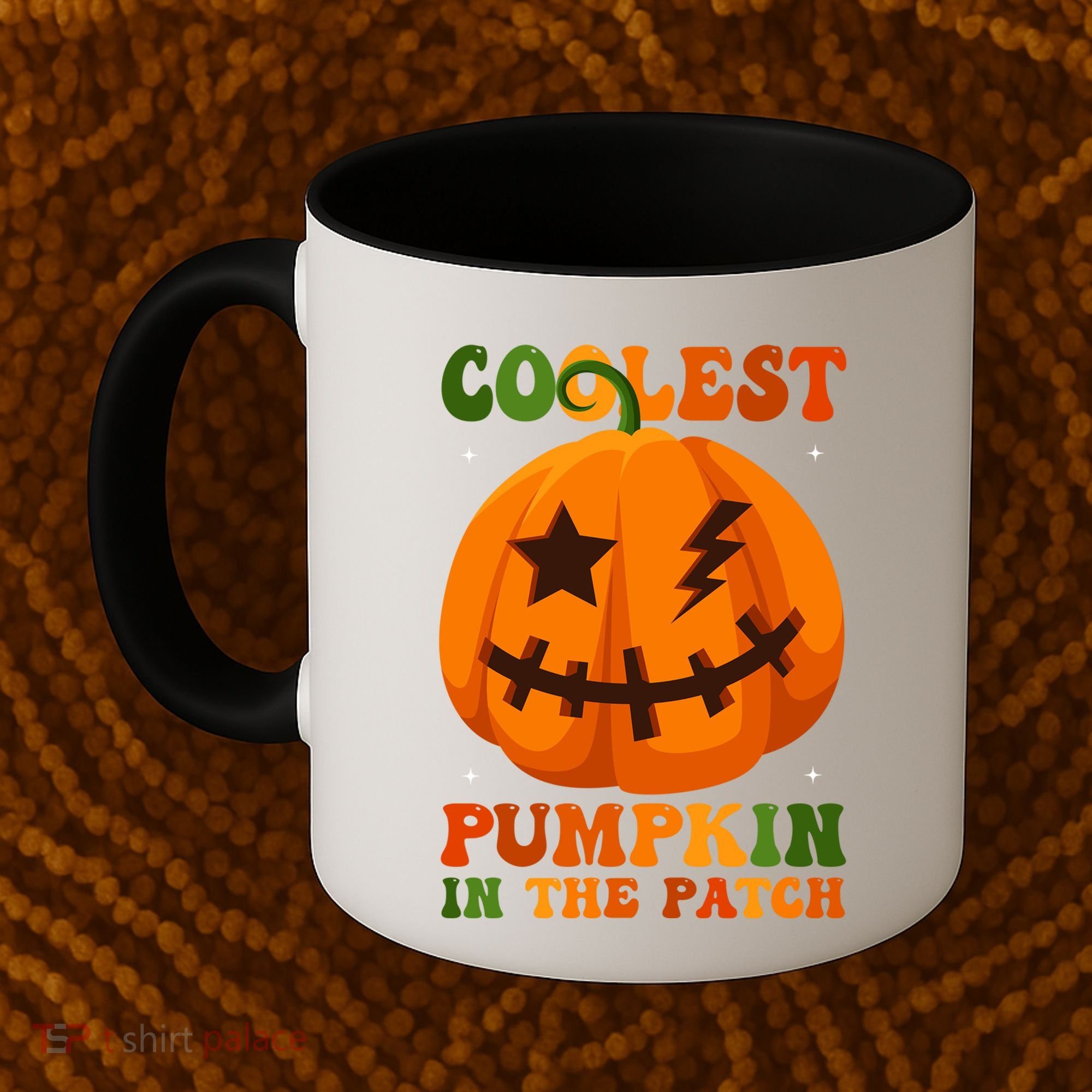 Coolest Pumpkin In The Patch Groovy Happy Halloween Cool Gift Coffee Mug