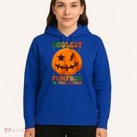 Coolest Pumpkin In The Patch Groovy Happy Halloween Cool Gift Hoodie thumb 5