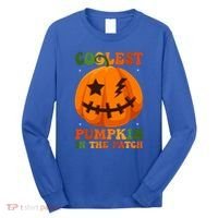 Coolest Pumpkin In The Patch Groovy Happy Halloween Cool Gift Long Sleeve Shirt thumb 0