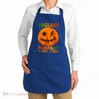 Coolest Pumpkin In The Patch Groovy Happy Halloween Cool Gift Apron thumb 2
