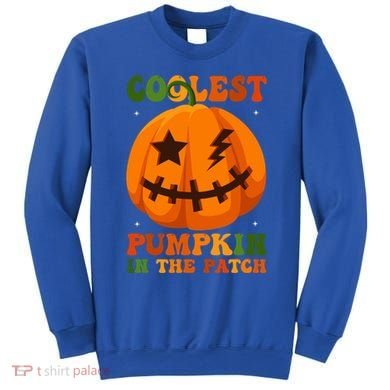 Coolest Pumpkin In The Patch Groovy Happy Halloween Cool Gift Sweatshirt
