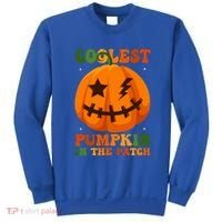 Coolest Pumpkin In The Patch Groovy Happy Halloween Cool Gift Sweatshirt thumb 0