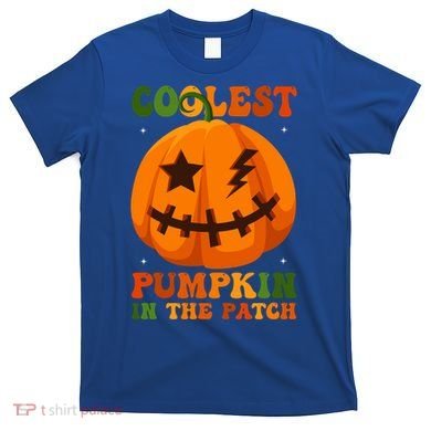 Coolest Pumpkin In The Patch Groovy Happy Halloween Cool Gift T-Shirt