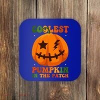 Coolest Pumpkin In The Patch Groovy Happy Halloween Cool Gift Coaster thumb 0