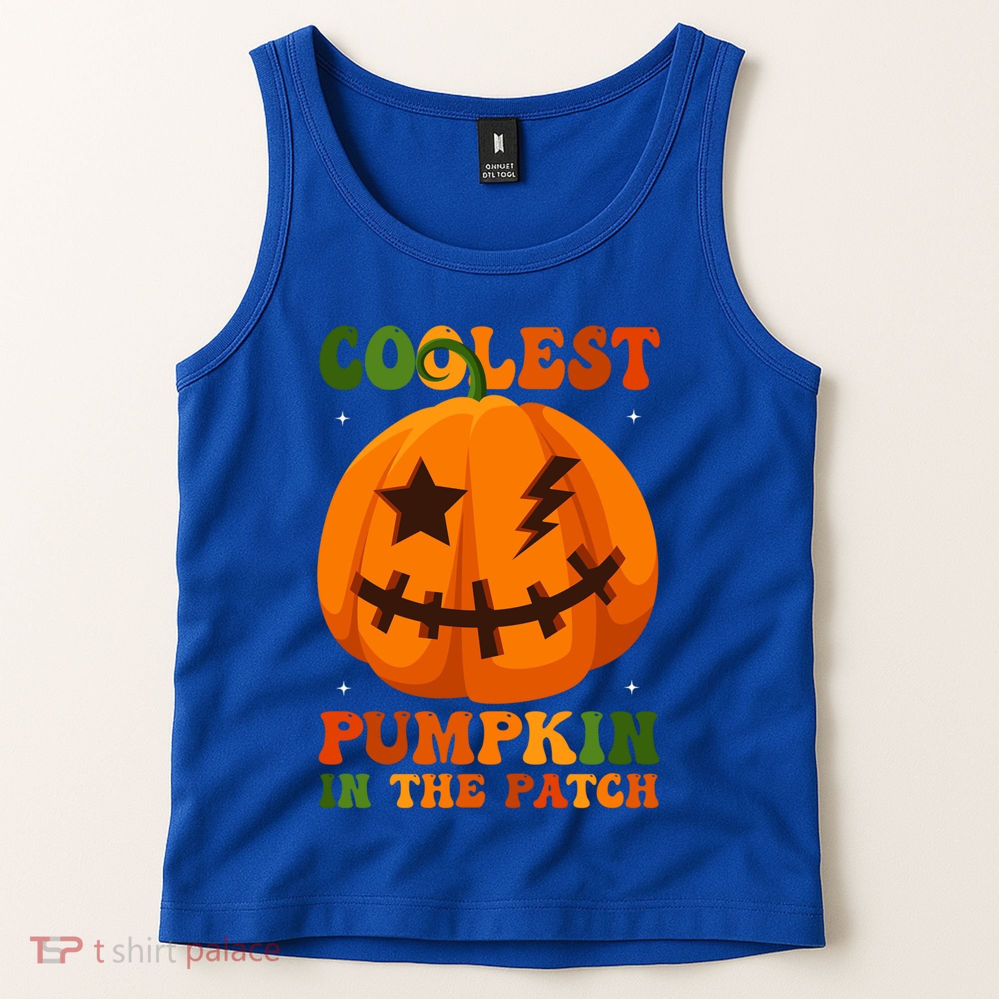 Coolest Pumpkin In The Patch Groovy Happy Halloween Cool Gift Tank Top