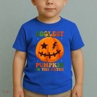 Coolest Pumpkin In The Patch Groovy Happy Halloween Cool Gift Toddler T-Shirt thumb 2
