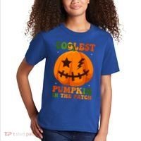 Coolest Pumpkin In The Patch Groovy Happy Halloween Cool Gift Kids T-Shirt thumb 2