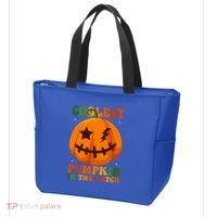 Coolest Pumpkin In The Patch Groovy Happy Halloween Cool Gift Tote Bag thumb 3