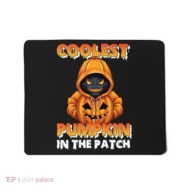 Coolest Pumpkin In The Patch Halloween Kids Design Mousepad