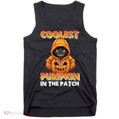 Coolest Pumpkin In The Patch Halloween Kids Design Tank Top