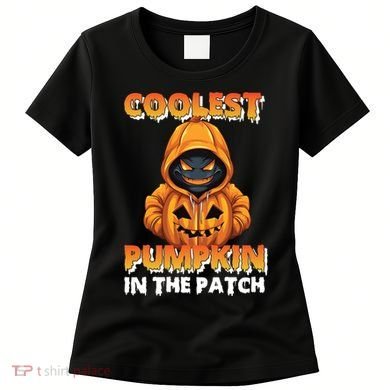 Coolest Pumpkin In The Patch Halloween Kids Design Women's T-Shirt