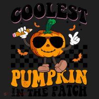 Coolest Pumpkin In The Patch Women's Sweatshirt thumb 2