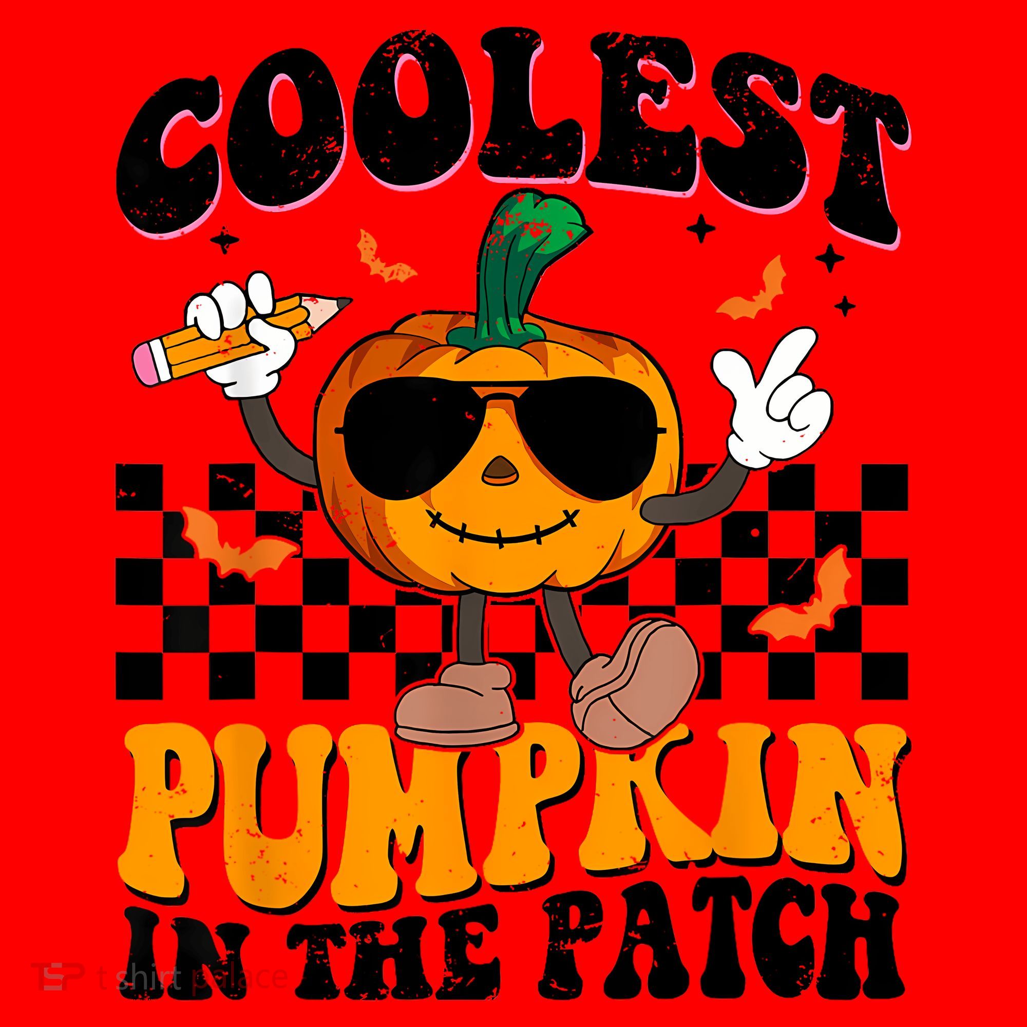 Coolest Pumpkin In The Patch Santa Hat
