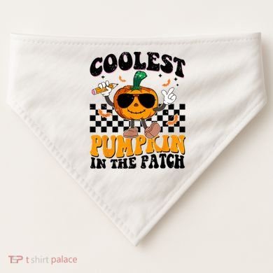 Coolest Pumpkin In The Patch USA-Made Doggie Bandana
