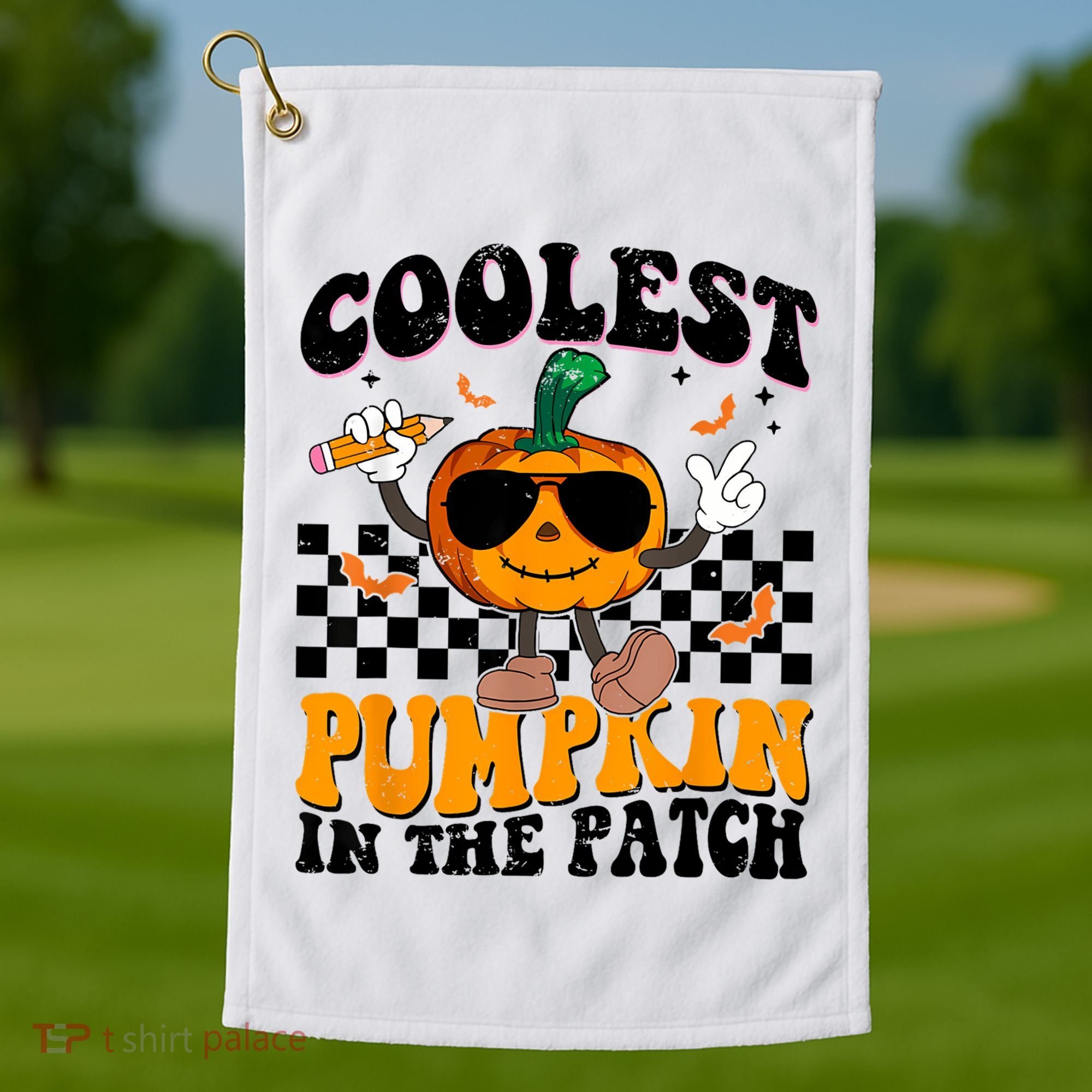Coolest Pumpkin In The Patch Golf Towel