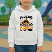 Coolest Pumpkin In The Patch Kids Hoodie thumb 3