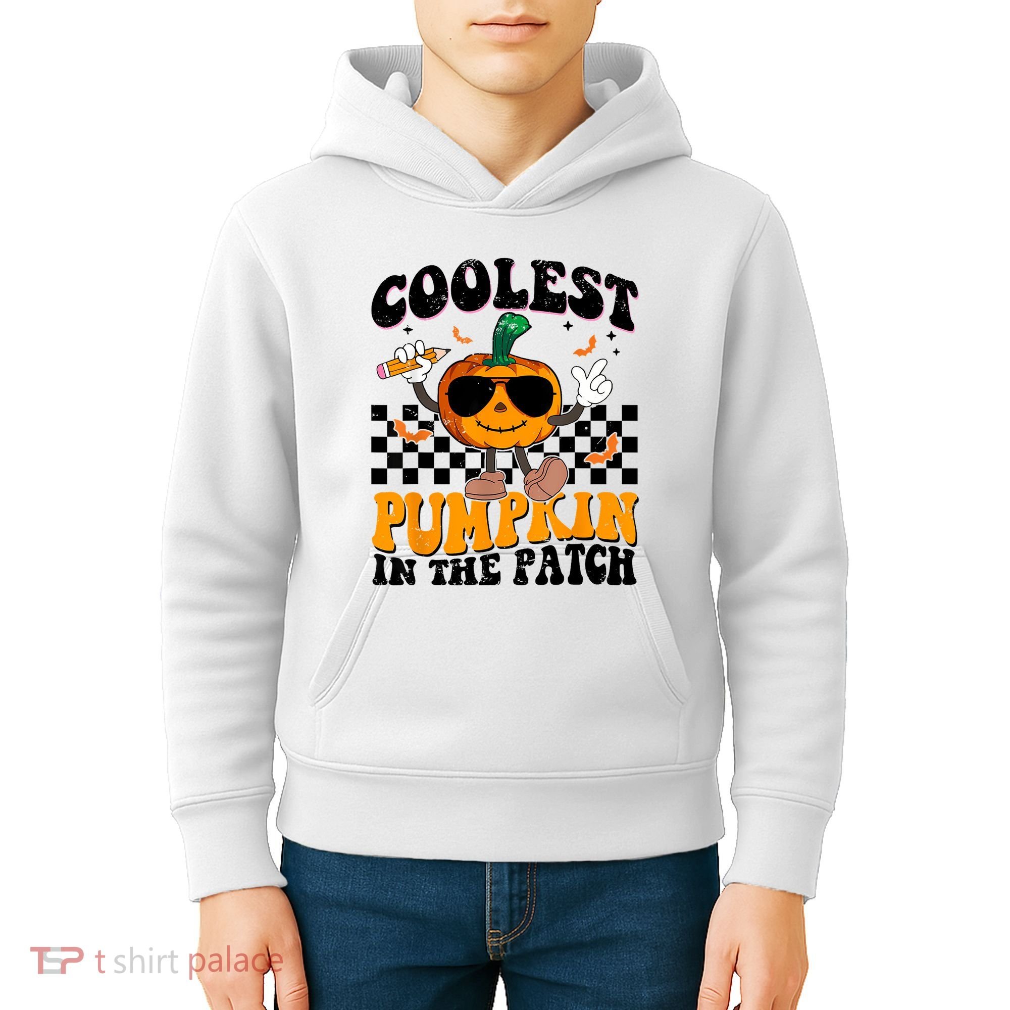 Coolest Pumpkin In The Patch Kids Hoodie