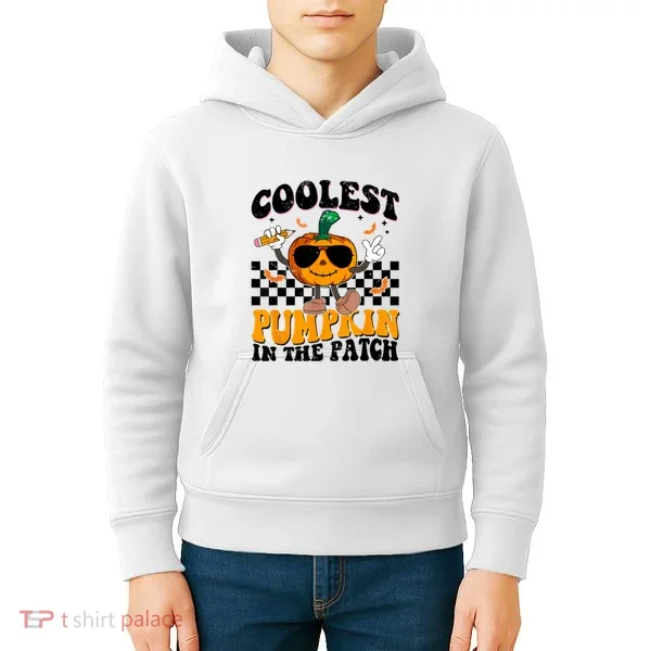 Coolest Pumpkin In The Patch Kids Hoodie
