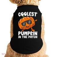 Coolest Pumpkin In The Patch Dabbing Halloween Doggie Tank thumb 0