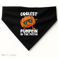 Coolest Pumpkin In The Patch Dabbing Halloween USA-Made Doggie Bandana thumb 0