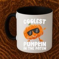 Coolest Pumpkin In The Patch Dabbing Halloween Coffee Mug thumb 2
