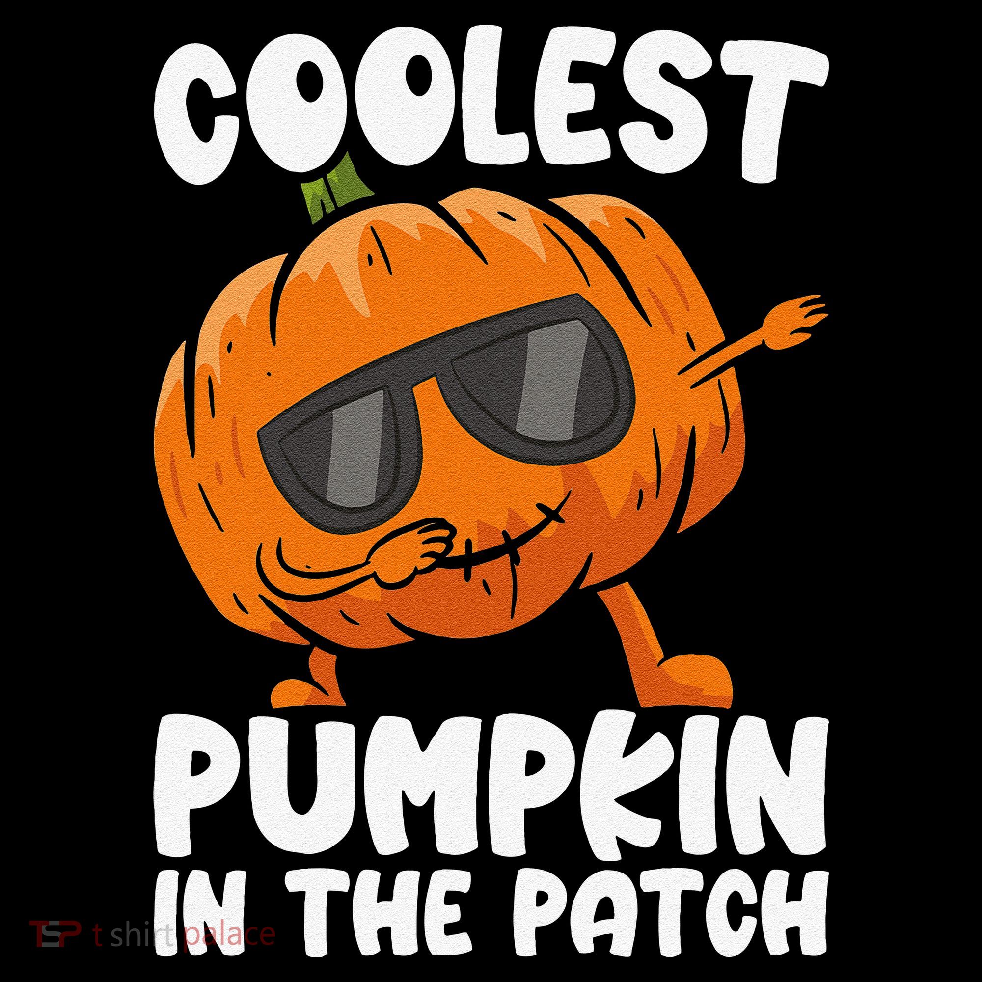 Coolest Pumpkin In The Patch Dabbing Halloween Baby Bodysuit