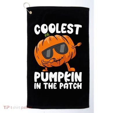 Coolest Pumpkin In The Patch Dabbing Halloween Golf Towel