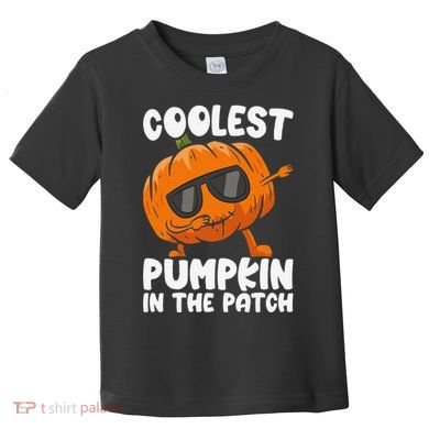 Coolest Pumpkin In The Patch Dabbing Halloween Toddler T-Shirt
